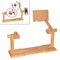 Wooden Embroidery Hoop Stand Cross Stitch Portable Holder Frame Rack DIY Sewing